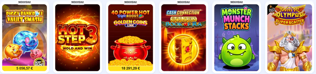 Du slot au croupier en direct